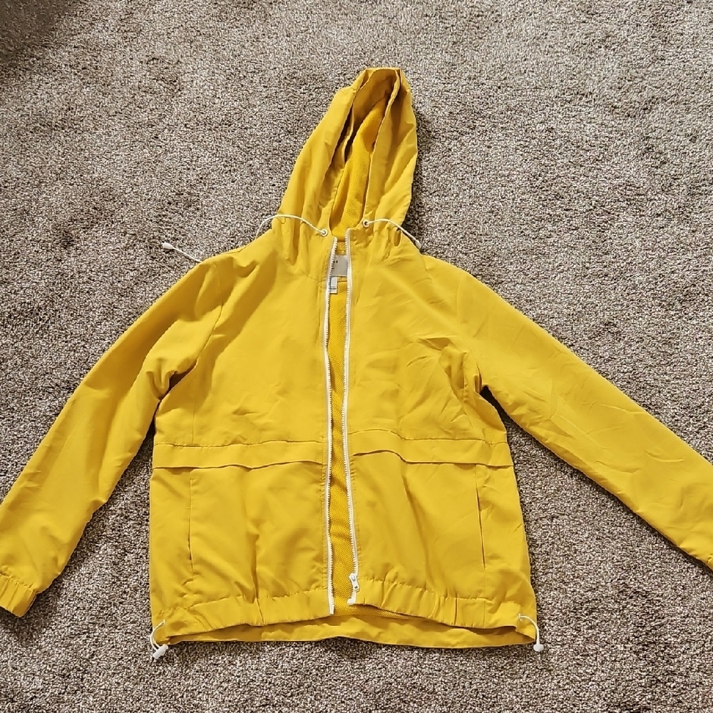 Yellow Hooded Jacket